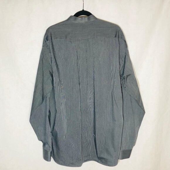 New York custom dress shirt long sleeve button down stripes size txx large READ - Picture 7 of 9